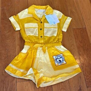 Zimmermann Ginger Pocket Playsuit 4Y